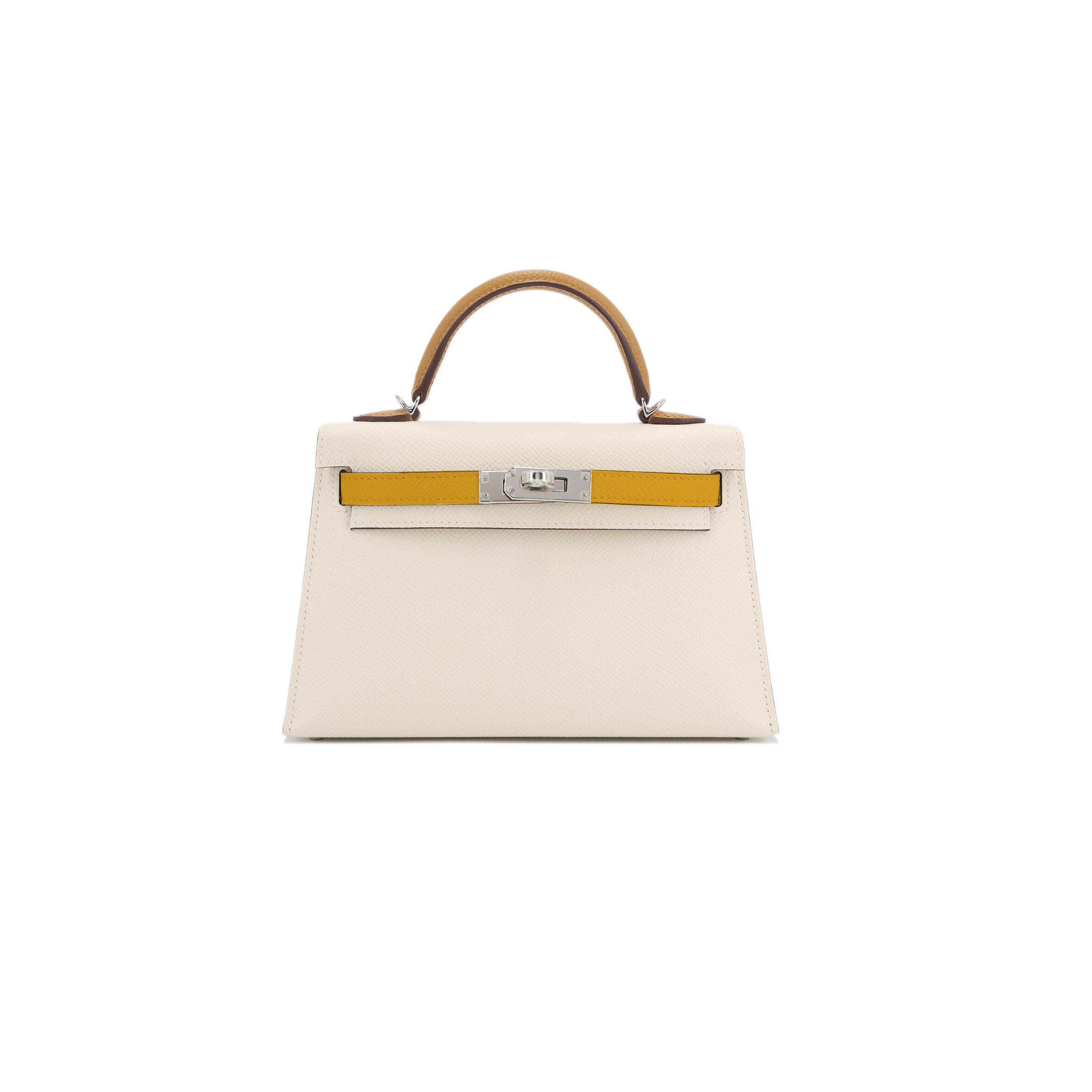 HERMÈS MASTER MINI KELLY EPSOM PALLADIUM HARDWARE (19*12*5.5cm)